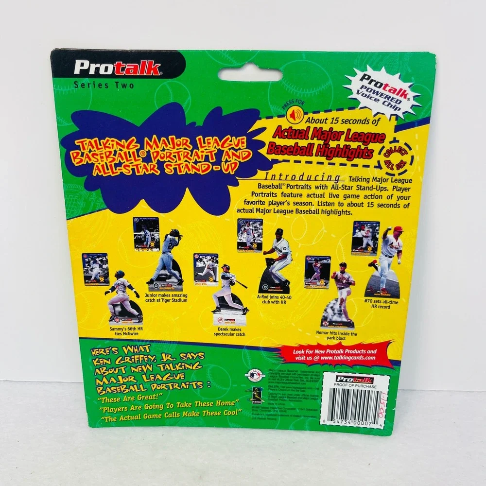 1999 Protalk Series 2 Mark McGwire Talking Baseball Portrait Stand-Up Cardinals